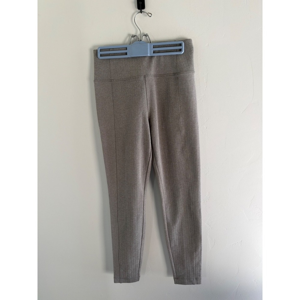 Athleta Delancey Herringbone Tights Leggings Size Small Gray